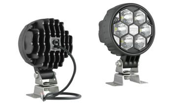 LED munkalámpa omega tartóval, kábellel, kapcsolóval