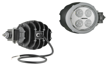 LED munkalámpa kábellel, kapcsolóval