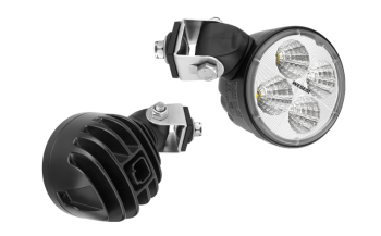 LED munkalámpa beépített Deutsch DT04-2P csatlakozóval, kezelni forgó