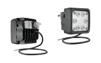 LED munkalámpa hátsó tartóval, kábellel