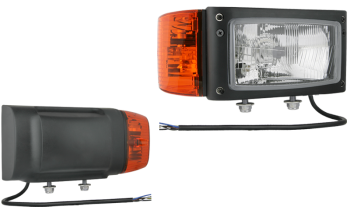 Fényszóró H4 típusú, kábellel - jobb