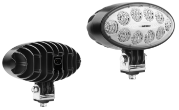 LED munkalámpa beépített AMP SuperSeal csatlakozóval