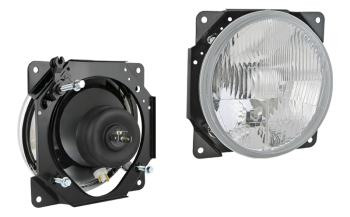 Fényszóró Zuk-hoz, H4 típusú - jobb, kézi beállítóval (fények: tompított, távolsági, parkoló)