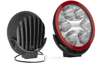 LED távolsági fényszóró, piros kerettel (50. referenciajel)