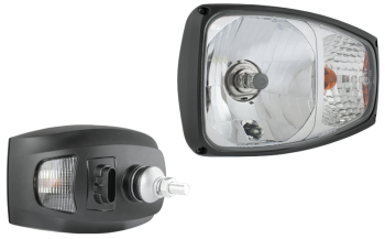 Fényszóró H4 típusú, AMP SuperSeal csatlakozó - bal