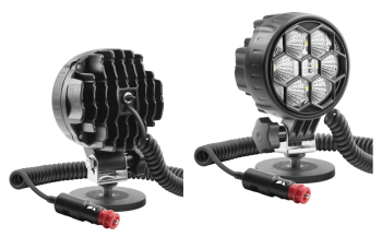 1500 lm - LED modul 12V-24V, spirálkábel 8 m, szivargyújtó csatlak., védő rács