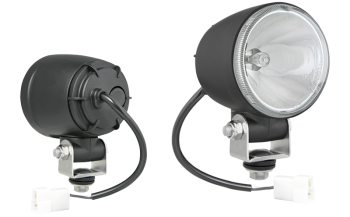 Halogén távolsági fényszóró, kábellel, AMP Faston csatlakozó