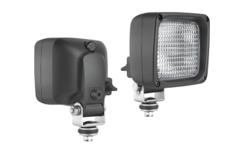 Halogén munkalámpa, hermetikus kábelvédővel, kapcsolóval