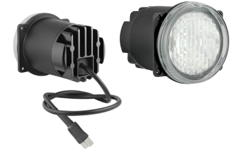 LED ködlámpa kábellel, Deutsch DT04-2P csatlakozó (4 csavaros)