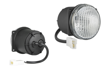 Halogén munkalámpa (4 csavaros) kábellel, AMP Faston csatlakozó