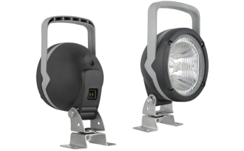 Halogén munkalámpa beépített AMP Faston csatlakozóval