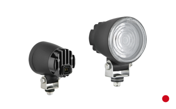 Speciális LED lámpa beépített AMP Faston csatlakozóval - piros