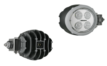 LED munkalámpa beépített AMP Faston csatlakozóval