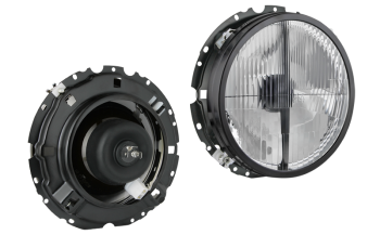 Fényszóró VW Golf 1-hez, H4-tuning típusú (fények: tompított, távolsági, parkoló)