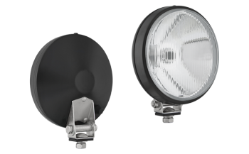 Halogén távolsági fényszóró fém házban