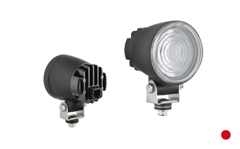 Speciális LED lámpa beépített Deutsch DT04-2P csatlakozóval - piros