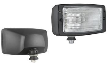 Halogén munkalámpa házban