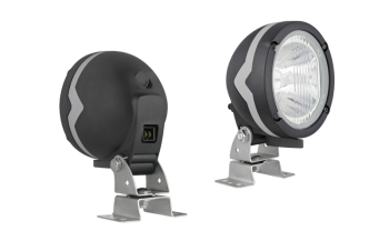 Halogén munkalámpa állítható fényerővel, beépített AMP Faston csatlakozóval