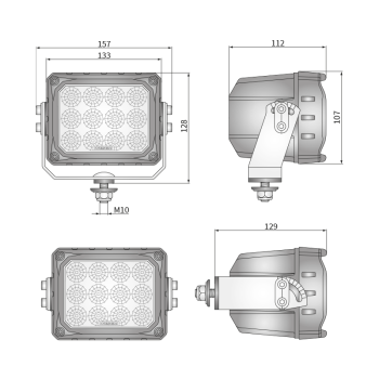 CRP3-FF 60° munkalámpák LED
