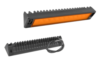 LED munkalámpa kábellel - narancssárga
