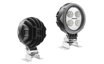 LED munkalámpa omega tartóval, beépített AMP Faston csatlakozóval