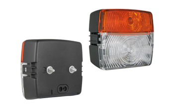 Első lámpa (fények: parkoló, elülső irányjelző)