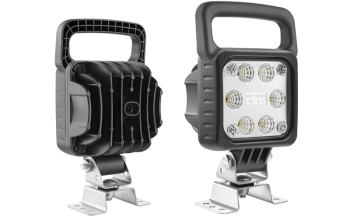 LED munkalámpa omega tartóval, beépített AMP SuperSeal csatlakozóval