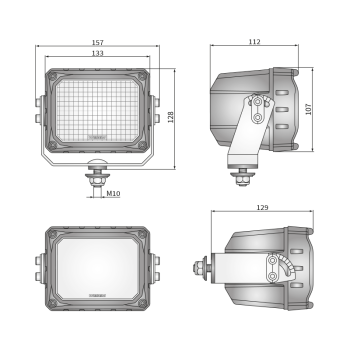 CRP3 60° munkalámpák LED