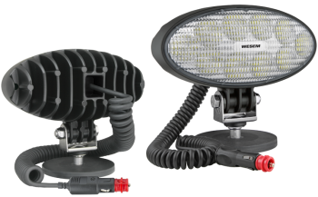 4000 lm - LED modul 12V-24V, spirálkábel 8 m, szivargyújtó csatlak.