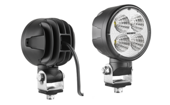 LED munkalámpa kábellel, kezelni forgó