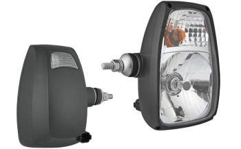 Fényszóró H4 típusú, DT04-6P csatlakozó - bal