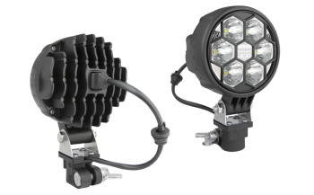 LED munkalámpa CAR1 tartóval, beépített AMP Faston csatlakozóval