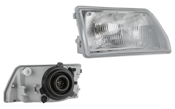 Fényszóró Fiat Cinquecento-hoz, R2 típusú - jobb, kézi beállítóval