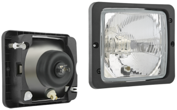 Fényszóró H4 típusú, kerettel (fények: tompított, távolsági, parkoló)