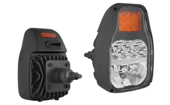 LED fényszóró hátsó rögzítéssel, beépített AMP SuperSeal csatlakozóval - jobb / bal