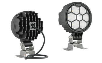 LED munkalámpa omega tartóval, kábellel, kapcsolóval