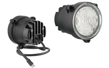 LED ködlámpa kábellel, Deutsch DT04-2P csatlakozó (3 csavaros)