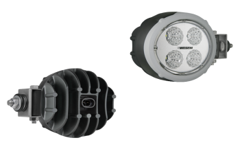 LED munkalámpa beépített AMP SuperSeal csatlakozóval