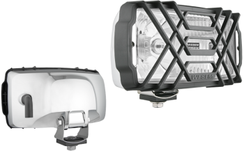 Halogén távolsági fényszóró krómházban