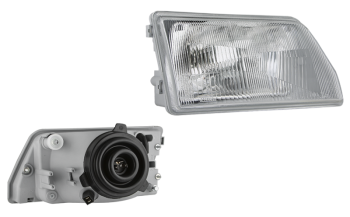 Fényszóró Fiat Cinquecento-hoz, H4 típusú - jobb, kézi beállítóval