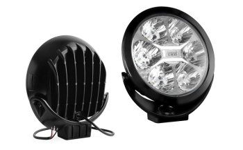 LED távolsági fényszóró, fekete kerettel