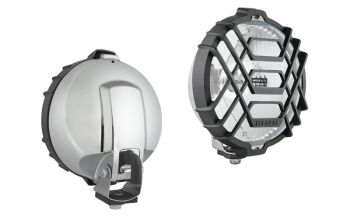 Halogén távolsági fényszóró krómházban