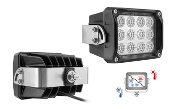 LED munkalámpa hátsó tartóval, kábellel