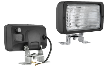 Halogén munkalámpa omega tartóval