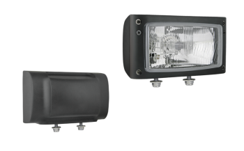 Fényszóró H4 típusú, beépített DT04-6P csatlakozóval (fények: tompított, távolsági, parkoló)