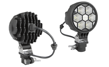 LED munkalámpa CAR1 tartóval, beépített AMP Faston csatlakozóval