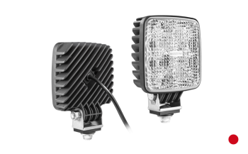 LED munkalámpa kábellel - piros fény