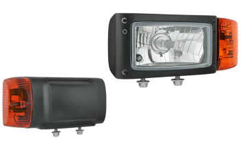 Fényszóró H4 típusú, beépített DT04-6P csatlakozóval - bal