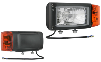 Fényszóró H4 típusú, kábellel - bal