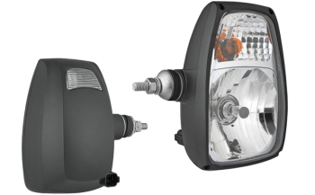 Fényszóró H4 típusú, DT04-6P csatlakozó - bal